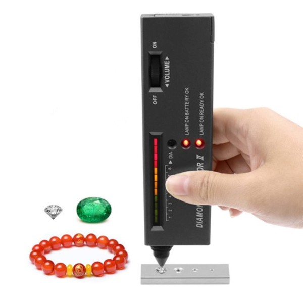 Highly Accurate Diamond Tester Portable LED Audio Gemstone Tester Professional