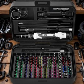 132-in-1 Precision Screwdriver Set, Multifunctional Screwdriver Set with 108¬†CRV¬†Magnetic Bits, Professional Tool Kit for Electronic Products, Smartphones, Hand Tools, Tool Box, Hardware