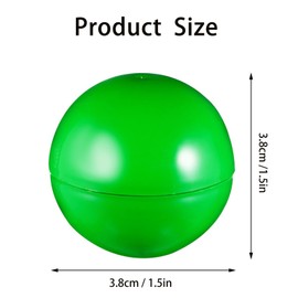 Lansls Pack of 50 Ping Pong Balls, Plastic Balls Small, Lottery Balls, Lottery Balls Balls, Tombola Balls, Bingo Play Balls, Colourful Balls, Separable Plastic Balls, Empty for Bingo Game (Green)