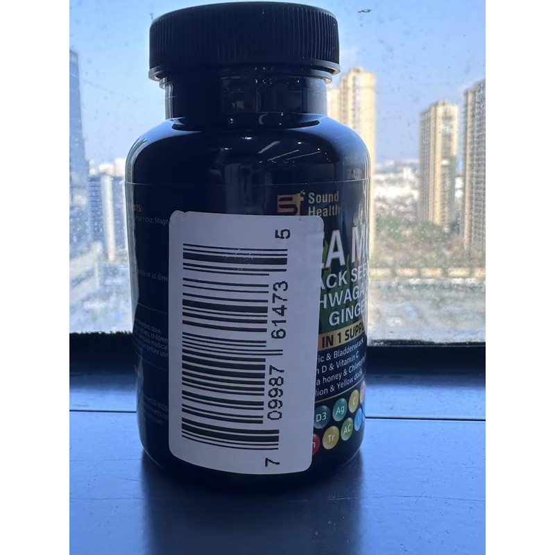 SoundHealth Sea Moss Capsules, Featuring 8000mg Sea Moss, 4000mg Black