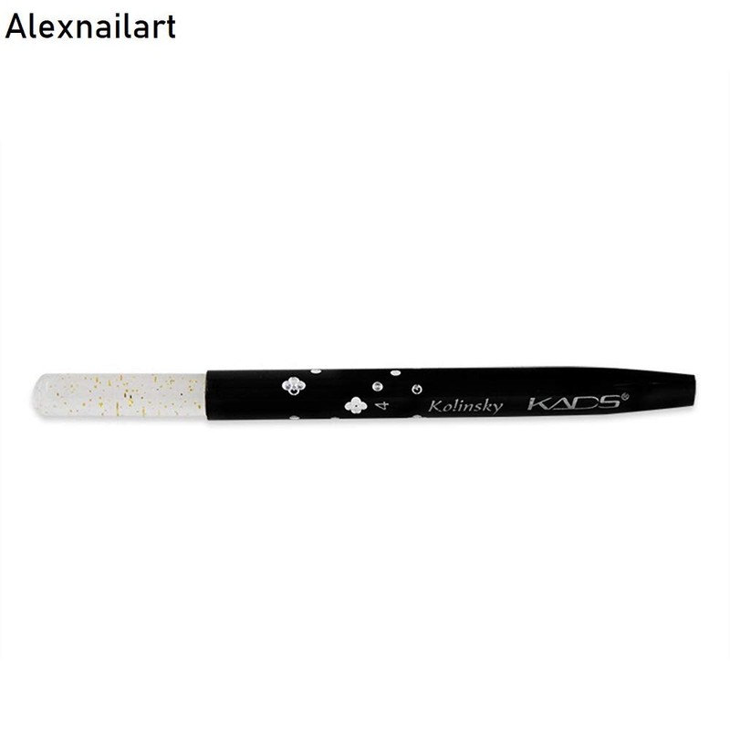 Kolinsky Acrylic Nail Brush Black 4#