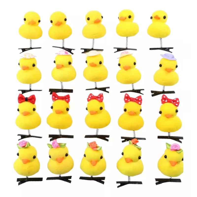 RIVERSOFY 20 Pollito Patito Kawai Pinza Pasador De Moda Niños