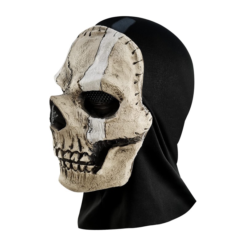 Ghost Mask Skull Full Face Mask for War Game Outdoor