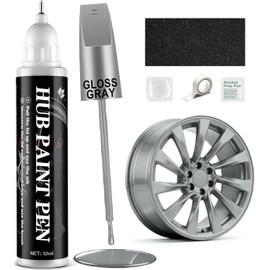 Kit de reparación de llantas gris brillante Amiss-CPH/W1 – Restaura tus ruedas al instante