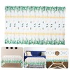 Kisangel Eucalyptus Leaf Table Cover Elegant Dining Table Decoration for