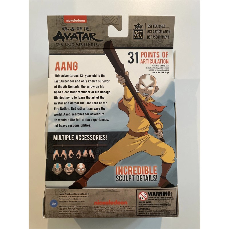 The Loyal Subjects Avatar The Last Airbender AANG 5" Action