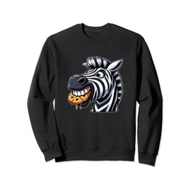 Cute Cartoon Zebra Cookie Sweet Teeth Sweatshirt