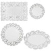 Luckious 80PCS Multi-Shape Lace Paper Doilies - Elegant Wedding Decorations