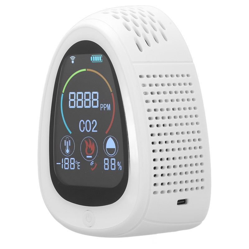 Carbon Dioxide Detector Intelligent WIFI Connect Carbon Dioxide Smoke Alarm
