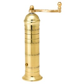Pepper Mill Imports Atlas Pepper Mill, Brass, 8"
