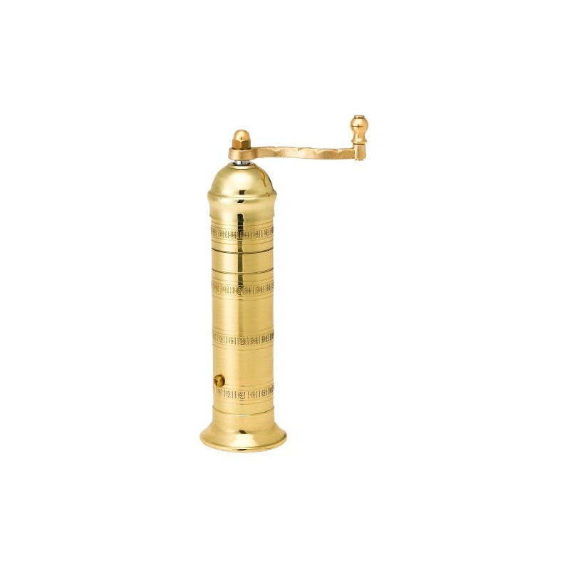 Pepper Mill Imports Atlas Pepper Mill, Brass, 8"