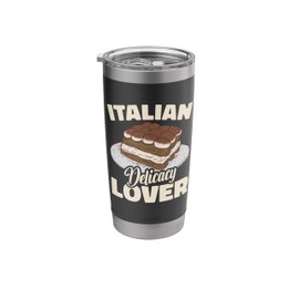 Italian Delicacy Lover Tiramisu Dessert Fan Stainless Steel Insulated Tumbler