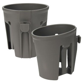 APOXCON Cup Holder, Removable Drink Holder, Adjustable for APOXCON Multi Use Folding Platform Trolley (Pack of 2)