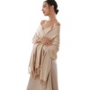 RIIQIICHY Winter Scarf for Women Beige Pashmina Shawls Wraps for