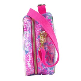 Lilly Pulitzer Insulated Lunch Box for Women, Cute Lunch Cooler Bag with Adjustable/Removable Shoulder Strap, Viva La Lilly