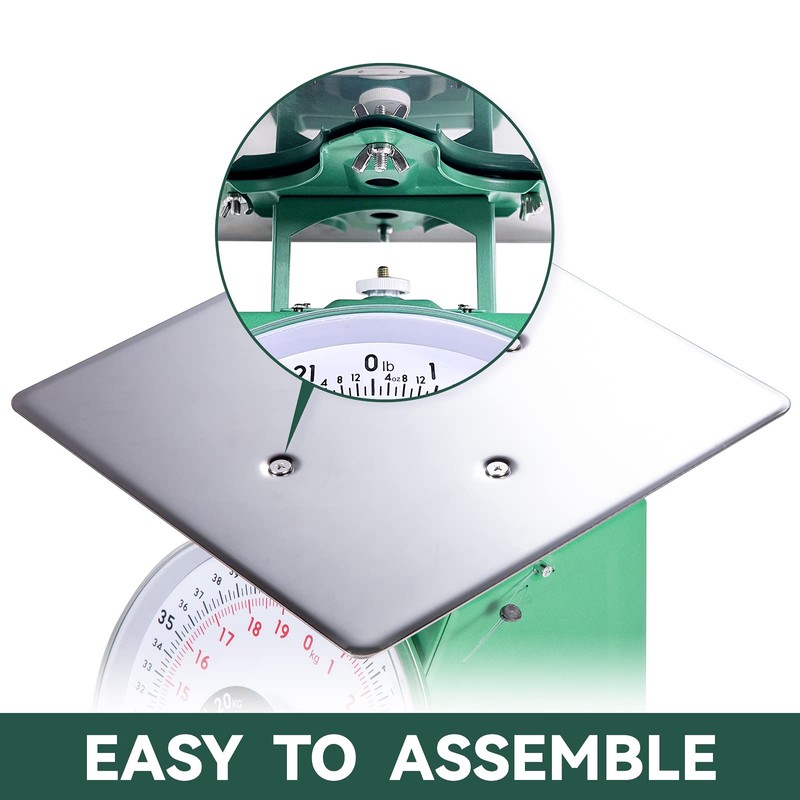 Tada 22-LBS Heavy Duty Portion-Control Mechanical Kitchen and Food Scale