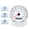 ARTILAURA 6 Gauge Set 85mm GPS Speedometer 0-80MPH Tachometer 8000RPM