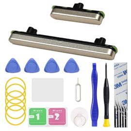 Power On Off Volume Button Key Replacement for Pixel 7 Pro Repair Part, with Toolkit (Hazel)