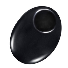 Nupuyai Obsidian Worry Stone Thumb Stone Gemstone Oval Crystal Healing Stone for Anxiety and Stress, Meditation, Massage, Gua Sha, Spa