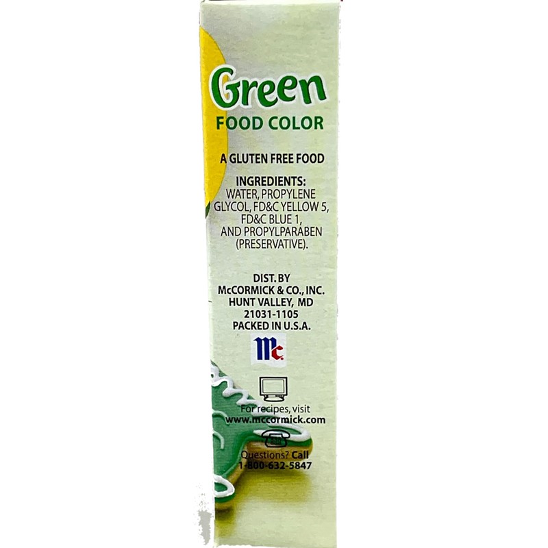 McCormick Green Color, 1 OZ (Pack of 6)