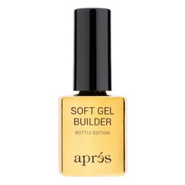 Aprés Soft Gel Builder in a Bottle, Self-Leveling Soak-Off Gel-X Nail Extension Thickening Strengthener