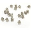 10 Pcs Silver Hair Scissors Rubber Silencer Rubber Muffler Silencer