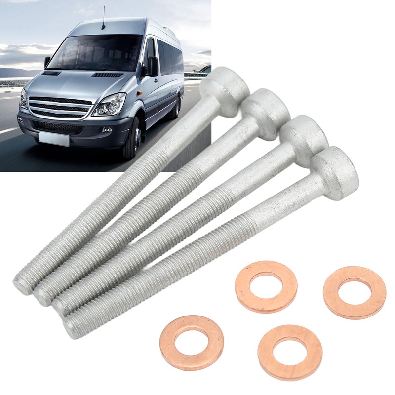8pcs Fuel Injector Bolts Seal Washers Car Accessories Replacement for