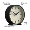 Jones Clocks® 'Venus' desk clock - modern round design in