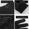 1 Pair Windproof Thermal Gloves Slip Resistant Touch Screen Warm