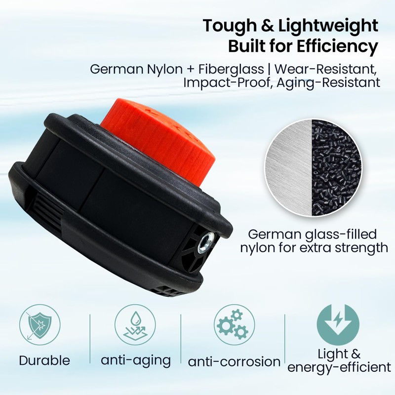 SIMUSI Universal Weed Eater Head, Speed Feed Trimmer Head String