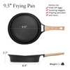 ESLITE LIFE Nonstick Deep Frying Pan Skillet, Healthy Granite Coating