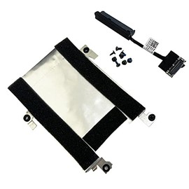 Gintai Laptops 2.5" HDD Caddy Bracket Tray w/SATA Hard Drive Cable Connector for Dell Precision 3561 3560 Latitude 5521 5520 Series PCX32 0PCX32 96GVC 096GVC