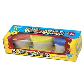 BAZIC Assorted Color 80ml Finger Paint (3/Pack) (Case of 48)