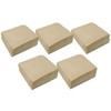 Daikoku Kogyo 4 Fold Napkins, Unbleached, 9.8 x 9.8 inches