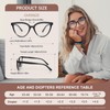 KoKoBin Cat Eye Reading Glasses for Women 3 Pack Stylish