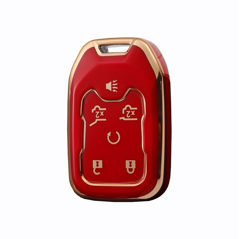 TECART Key Fob Cover Fit for GMC Terrain Soft TPU