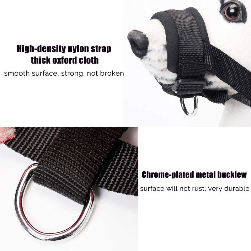 ILEPARK Fabric muzzle to prevent dogs from biting, barking and