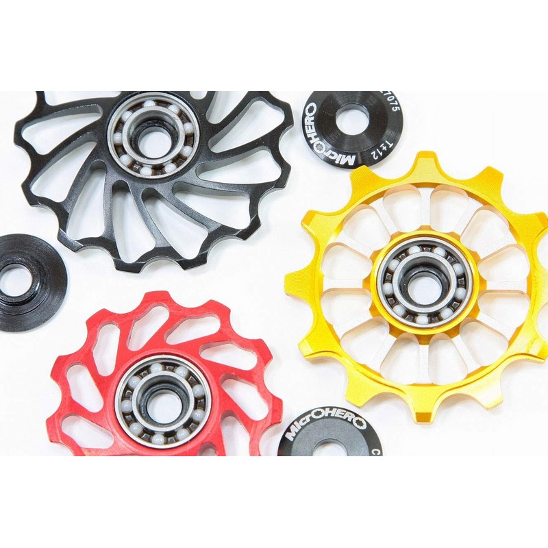 Microhero MicrOHERO Ultralight Ultra Spinning Ceramic Bearing Aluminum Pulley 11T