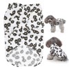 Daisy Print Dog Shirt Soft Breathable Flexible Pet T Shirt