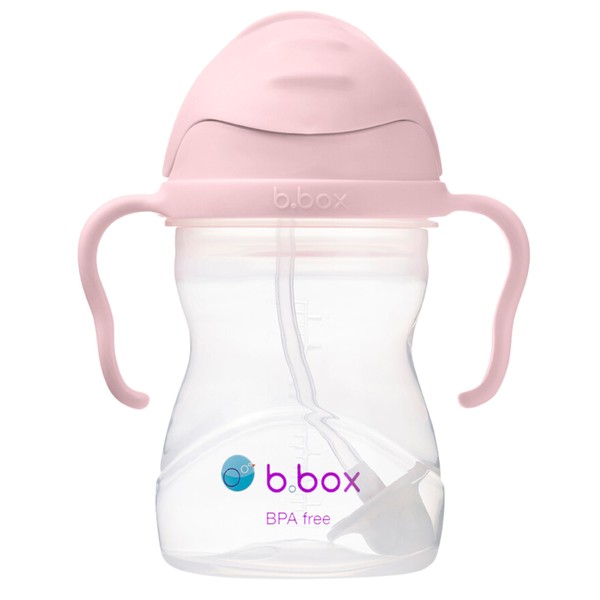 b.box Sippy Cup with Weighted Straw. Drink from any Angle,
