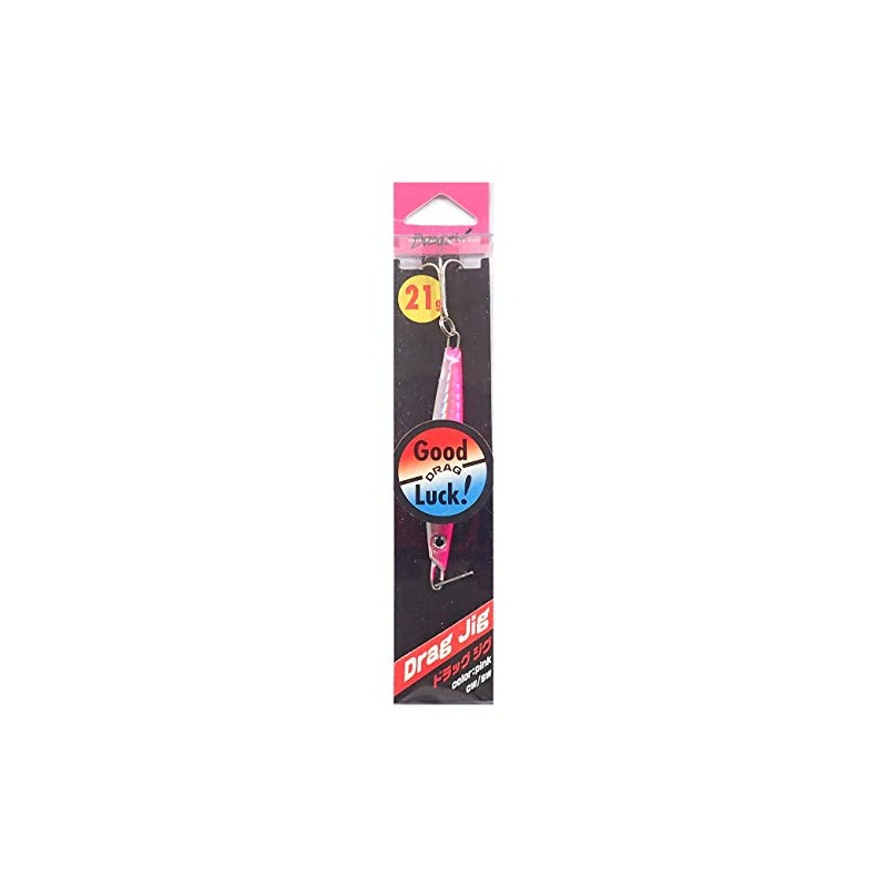 MARUSHINGYOGU Metal Jig, Drag Jig, 0.7 oz (21 g), Pink