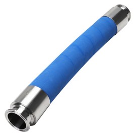 DERNORD Brewery Beer Hose Beverage Transfer Hose Food Grade with 2 Inch Tri-Clamp 1.5ft Length