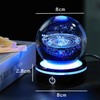 Kertari 3D Universe K9 Crystal Ball Solar System Model Birthday