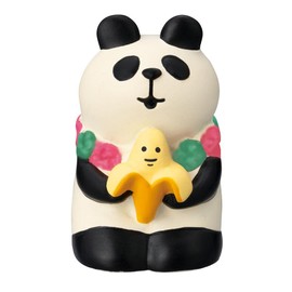 Decole ZSV-62815D Banana Panda, Approx. 0.9 x 1.0 x 1.5 inches (24 x 26 x 38 mm)