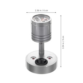 TOPPERFUN 12 Volt RV Lights, 3W 3000K RV Interior Led Lights, Adjustable Wall Reading Lamp Bedside Eye Protection Reading Lamp, Flexible Lighting for Camper Van Travel Trailer Truck Boat Interior Lig