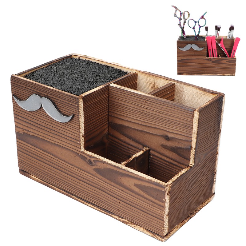 Salon Shears Holder Rack Salon Professional Hairdressing Storage Box Desktop