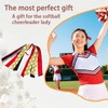 Softball Ribbon Hair Ties Cheer Hair Accessories for Women Elastic