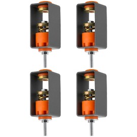AMGSH Ceiling Vibration Damping Mounts Pro, 4 Pack Spring Vibration Isolator Hangers, 132Lb Capacity Each, Extra Coil & Metal Washer, Ideal for A/C Air Handlers, Home Theaters, Studios, Hotels