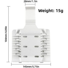 Filtro de depósito de agua de repuesto para Ecovacs J6 y para XIAO Yao 002/002 Max Robot Aspirador Accesorios Blanco