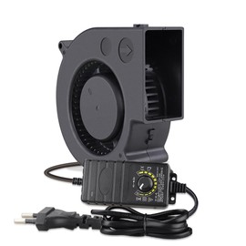 GDSTIME 220 V Blower Fan 230 V Turbine Turbo 9733 Fan 97 x 33 mm Radial Fan with Speed Control DC 3 V -12 V for Fan Replacement Ventilation Exhaust